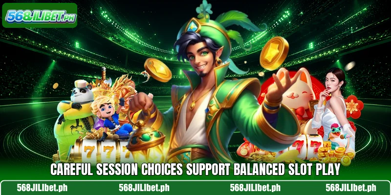 Careful session choices support balanced slot play