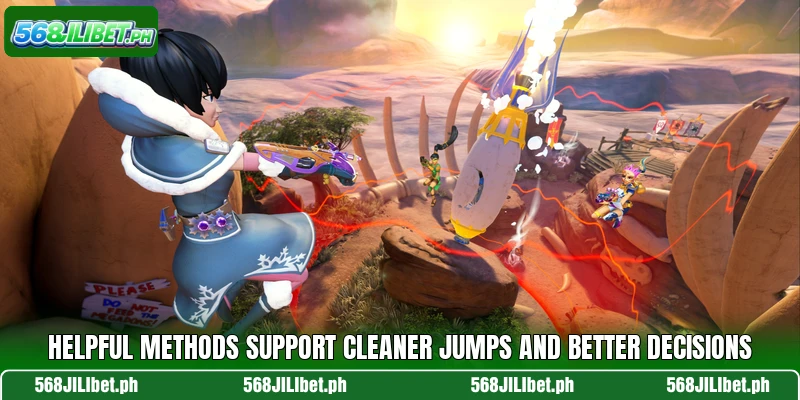 Helpful methods support cleaner jumps and better decisions