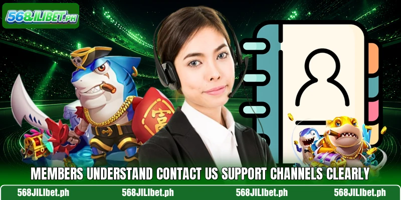 Members understand contact us support channels clearly