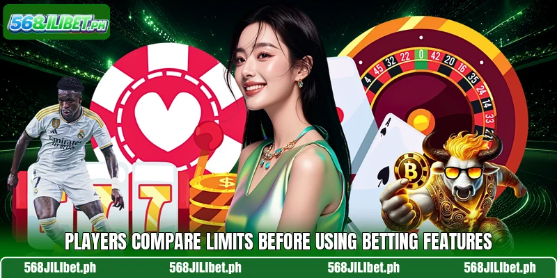 Players compare limits before using betting features