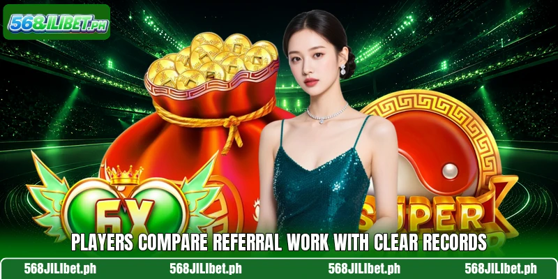 Players compare referral work with clear records