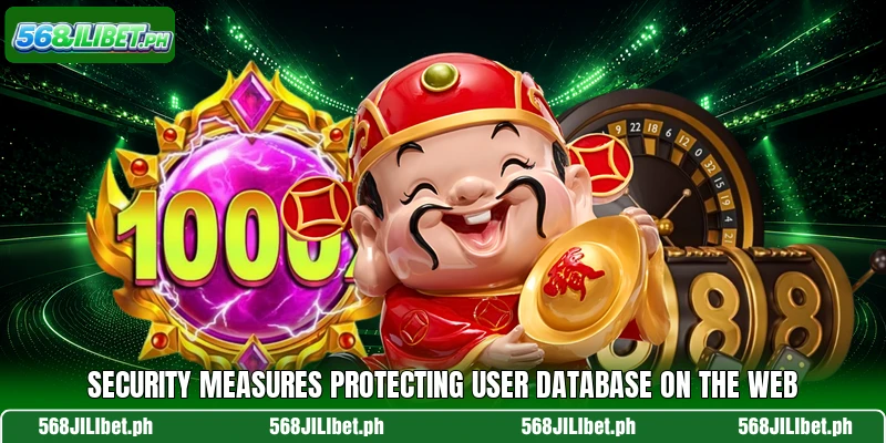 Security measures protecting user database on the web