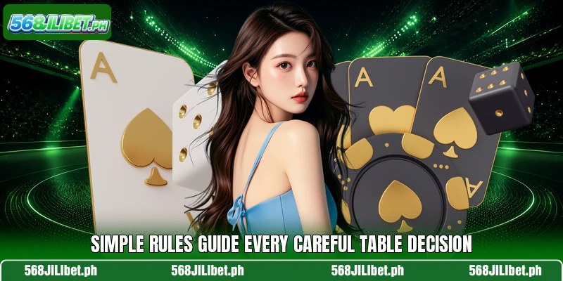 Simple rules guide every careful table decision