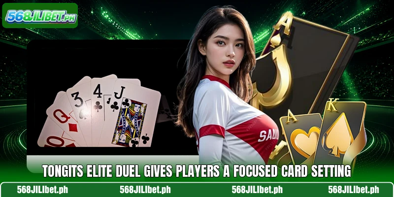 Tongits Elite Duel gives players a focused card setting
