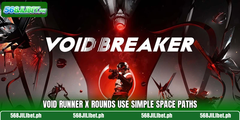 Void Runner X rounds use simple space paths